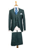 GREEN BASKETWEAVE 3 PIECE SUIT