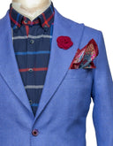 GREY PURPLE LINEN SPORT COAT
