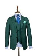 FOREST GREEN 3 PIECE SUIT