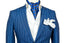 LIGHT BLUE STRIPED LINEN SPORT COAT