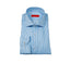 BABY BLUE PINSTRIPE SHIRT