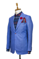 GREY PURPLE LINEN SPORT COAT