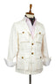 WHITE LINEN SAFARI SUIT