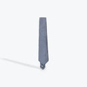 NAVY BLUE YELLOW HALF SQUARE TIE
