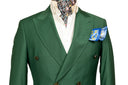 INDIGO GREEN DOUBLE BREASTED SUIT