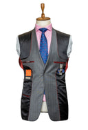 GREY PINSTRIPE SUIT