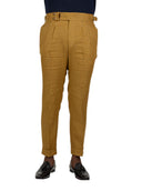 BROWN LINEN TROUSERS