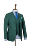 FOREST GREEN 2 BUTTON 3 PIECE SUIT