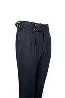 NAVY BLUE LINEN TROUSERS