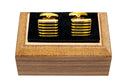 SQUARE GOLD LAYERED CUFFLINK