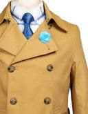 CAMEL DOUBLE BREASTED OVERCOAT