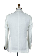 WHITE LINEN DOUBLE BREASTED SPORT COAT