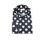 BLACK WHITE POLKA DOT SHIRT