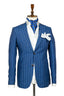 LIGHT BLUE STRIPED LINEN SPORT COAT