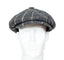 GREY ORANGE PLAID HAT