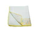 WHITE PASTEL POCKET SQUARE