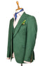 FOREST GREEN SINGLE BUTTON 3 PIECE SUIT