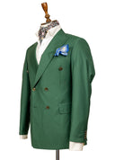 INDIGO GREEN DOUBLE BREASTED SUIT