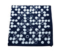 BLACK AND WHITE MAHARAM FOULARD