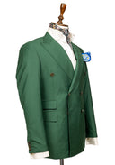INDIGO GREEN DOUBLE BREASTED SUIT