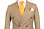 ORANGE PLAID DOUBLE BREASTED SUIT