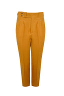 MUSTARD LINEN TROUSERS