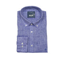 PURPLE LINEN CAVANNA SHIRT