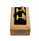 SQUARE GOLD LAYERED CUFFLINK